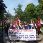 Manifestation de l'ducation nationale le 25 mai 2004 photo n4 